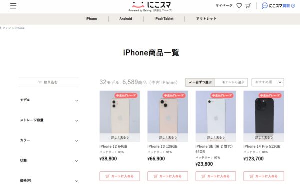 にこスマトップ