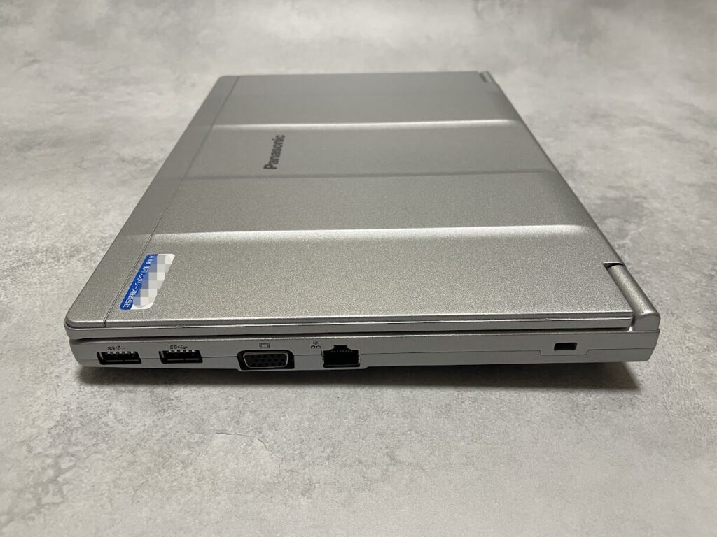 クオリットで購入したレッツノートSV8 インターフェース