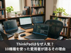 ThinkPadはなぜ人気?10機種を使った愛用者が語るその理由