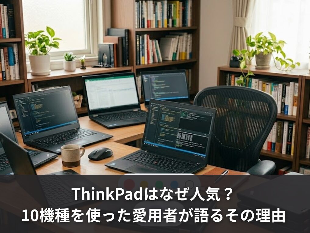 ThinkPadはなぜ人気?10機種を使った愛用者が語るその理由