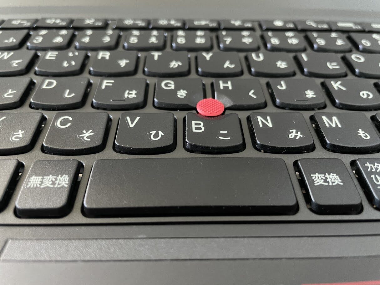 ThinkPadのキーボード アップ