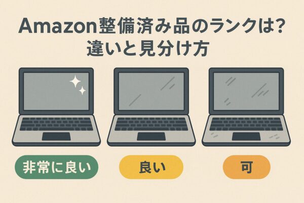 Amazon整備済み品のランクは?違いと見分け方