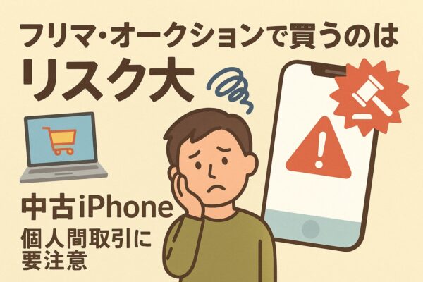 【注意】フリマ・オークションで買うのはリスク大