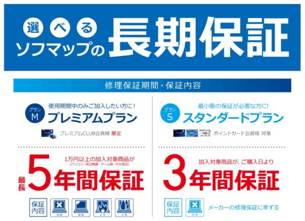 リコレの長期保証