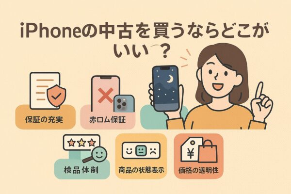 iPhoneの中古を買うならどこがいい？