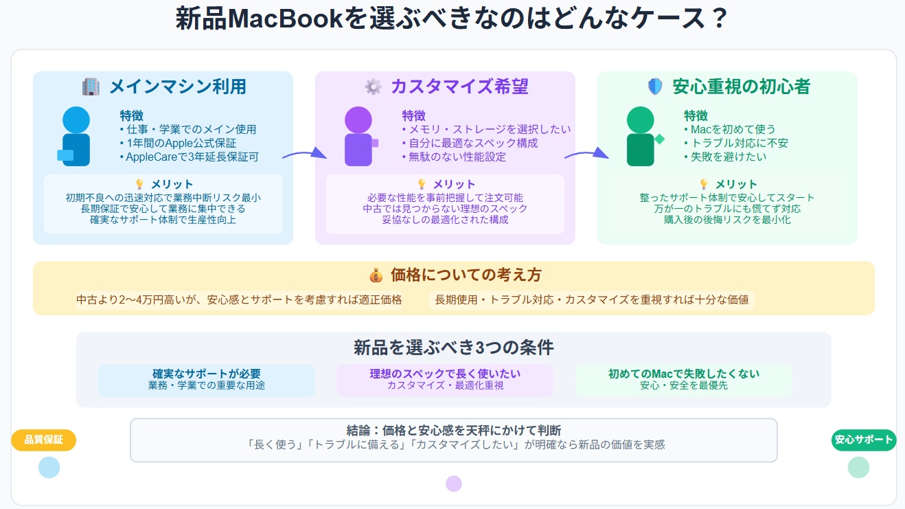 新品を選ぶべきなのはどんなケース?