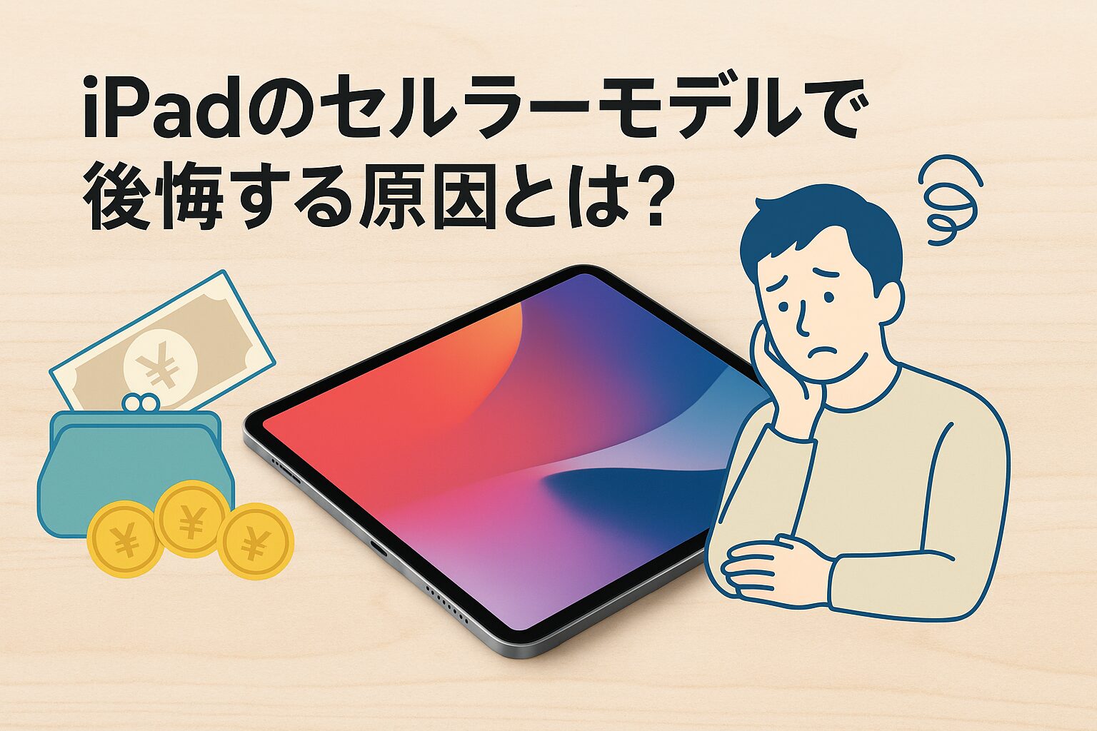 iPadのセルラーモデルで後悔の原因はこれ！賢い選び方を徹底解説