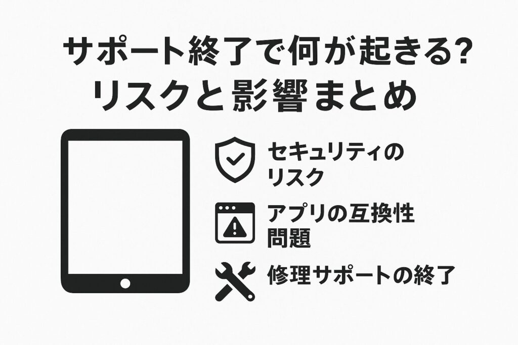 サポート終了で何が起きる？リスクと影響まとめ