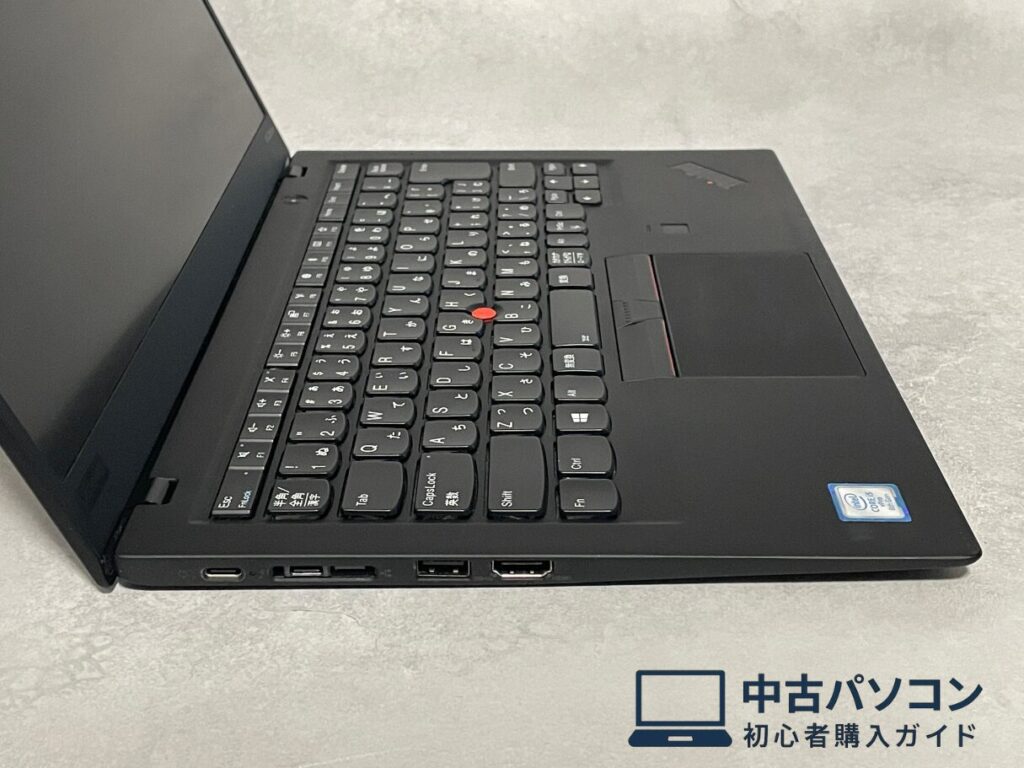 ThinkPad X1 Carbon 2018 左側面
