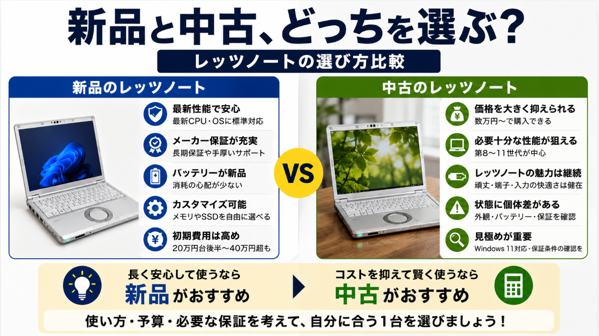 中古レッツノートは「情弱」ではなく「賢い選択」になりうる