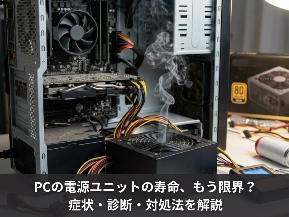 PCの電源ユニットの寿命、もう限界？症状・診断・対処法を解説