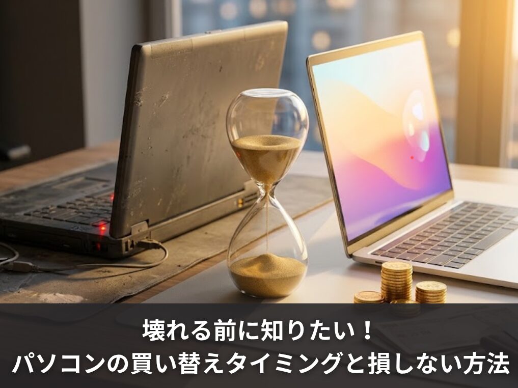 壊れる前に知りたい!パソコンの買い替えタイミングと損しない方法