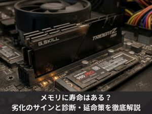 メモリに寿命はある？劣化のサインと診断・延命策を徹底解説