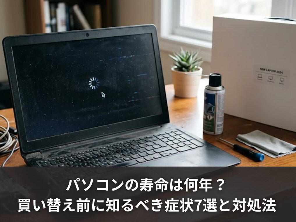 パソコンの寿命は何年?買い替え前に知るべき症状7選と対処法