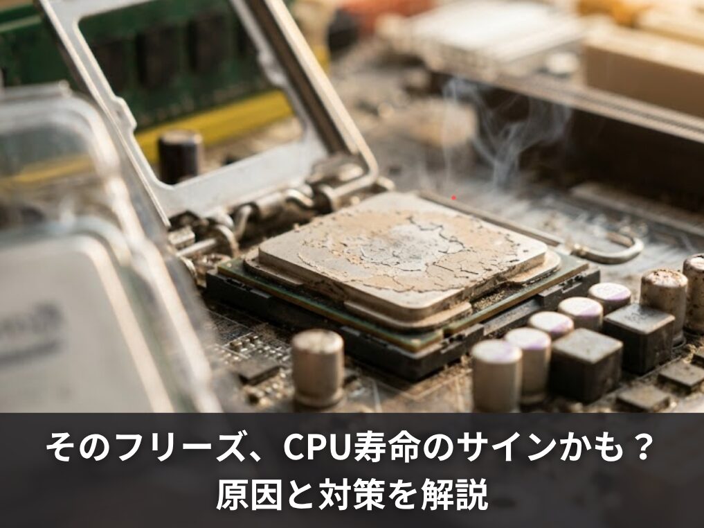 そのフリーズ、CPU寿命のサインかも？原因と対策を解説