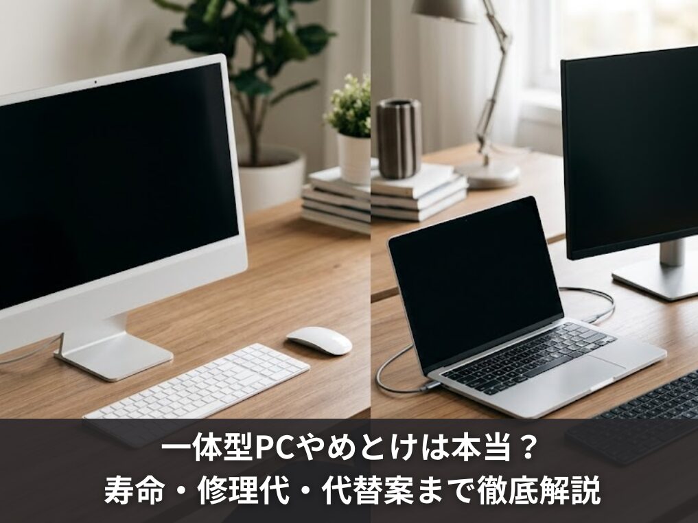 一体型PCやめとけは本当？寿命・修理代・代替案まで徹底解説