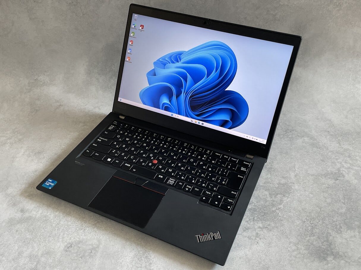 中古パソコン直販で購入したLenovo ThinkPad T14 Gen2(Bランク品)