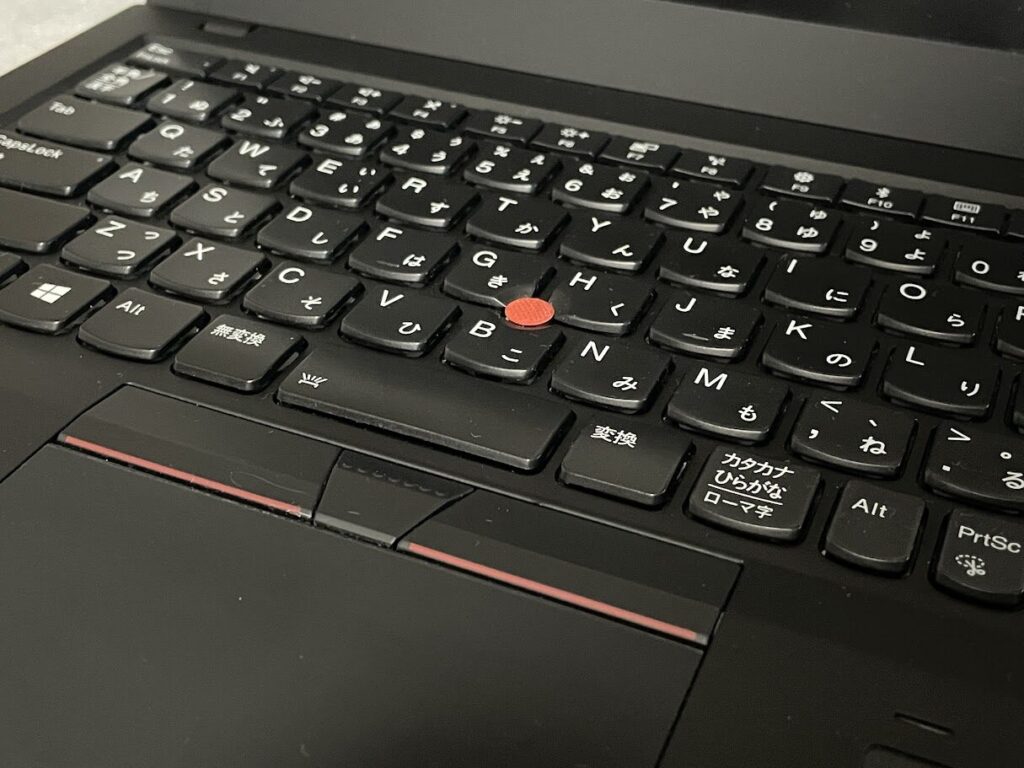 ThinkPadのトラックポイント