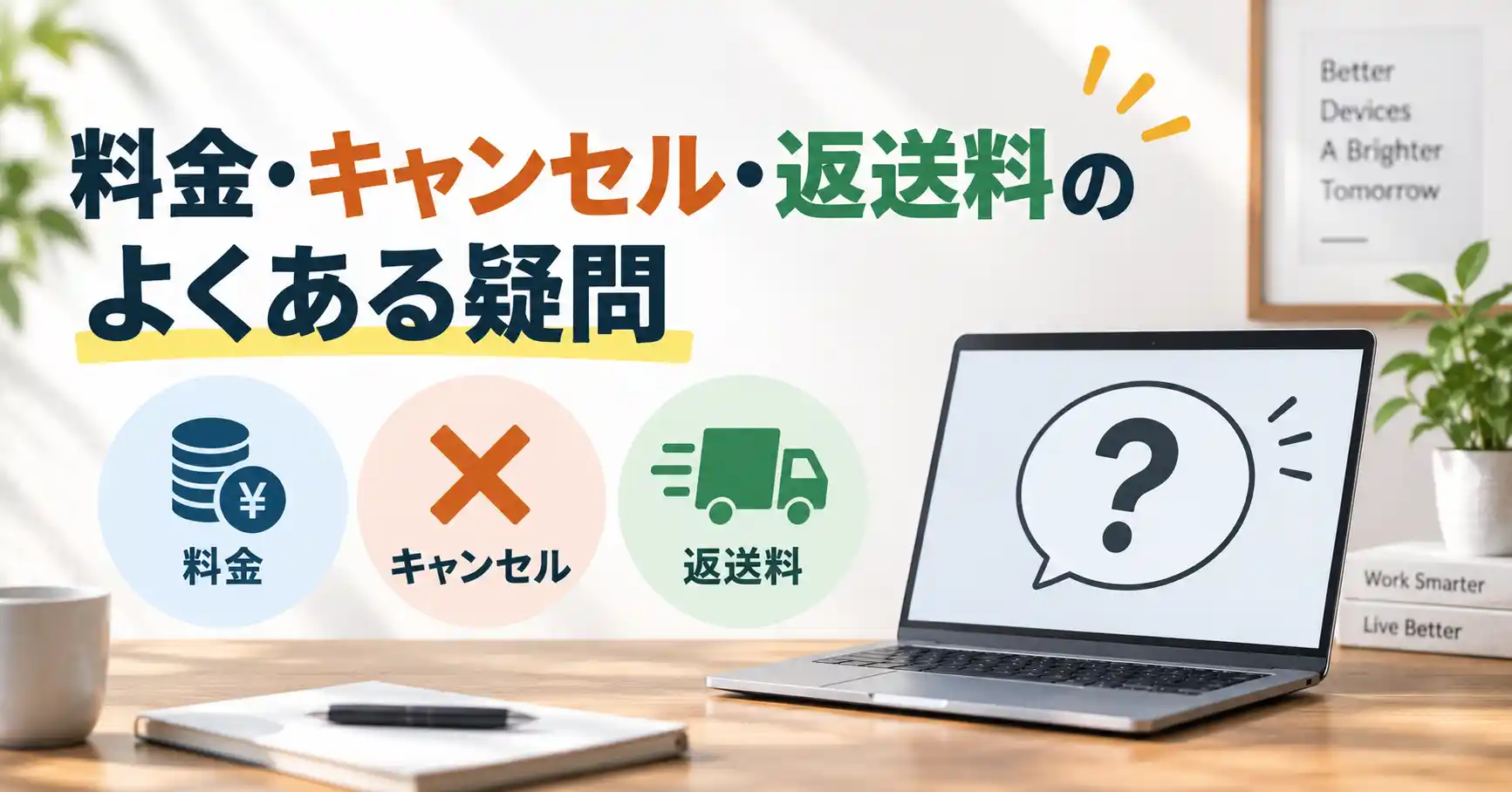 Mac買取ネットの料金・キャンセル・返送料のよくある疑問