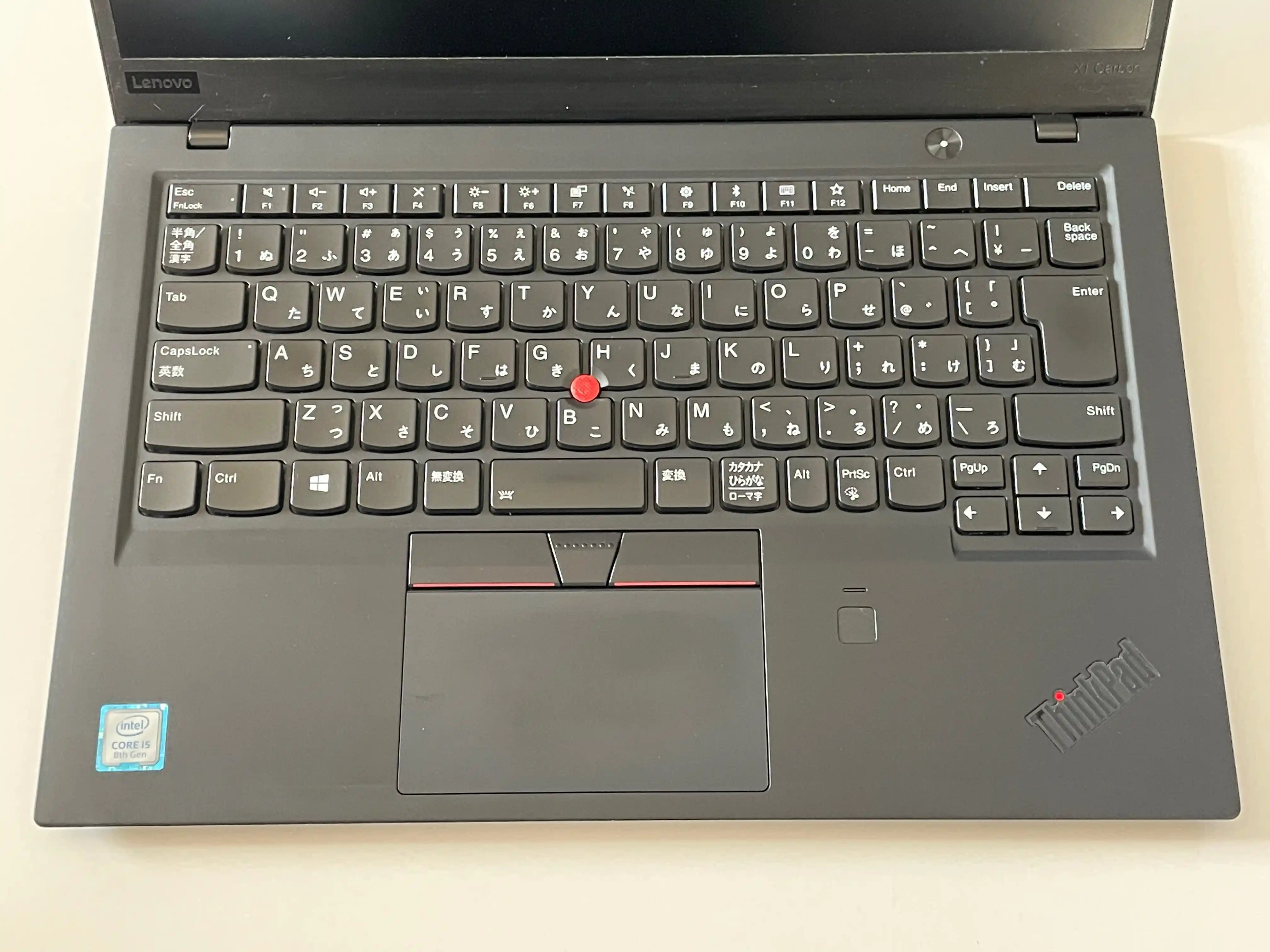 ジャンクワールドで購入したThinkPad X1 Carbon 6th genのキーボードとタッチパッド